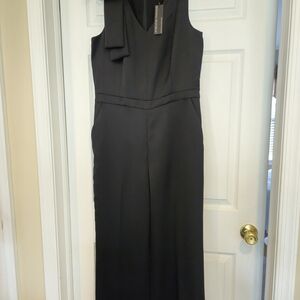 Banana Republic Black V-Neck Jumpsuit